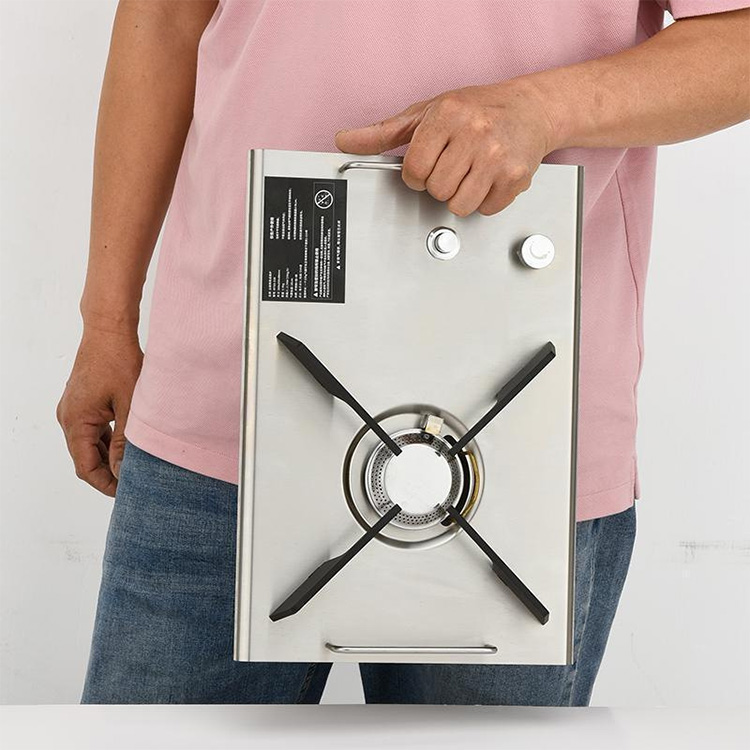 Camping Cooking Top - Outdoor Stove Portable Table-embedded Dual-purpose Folding