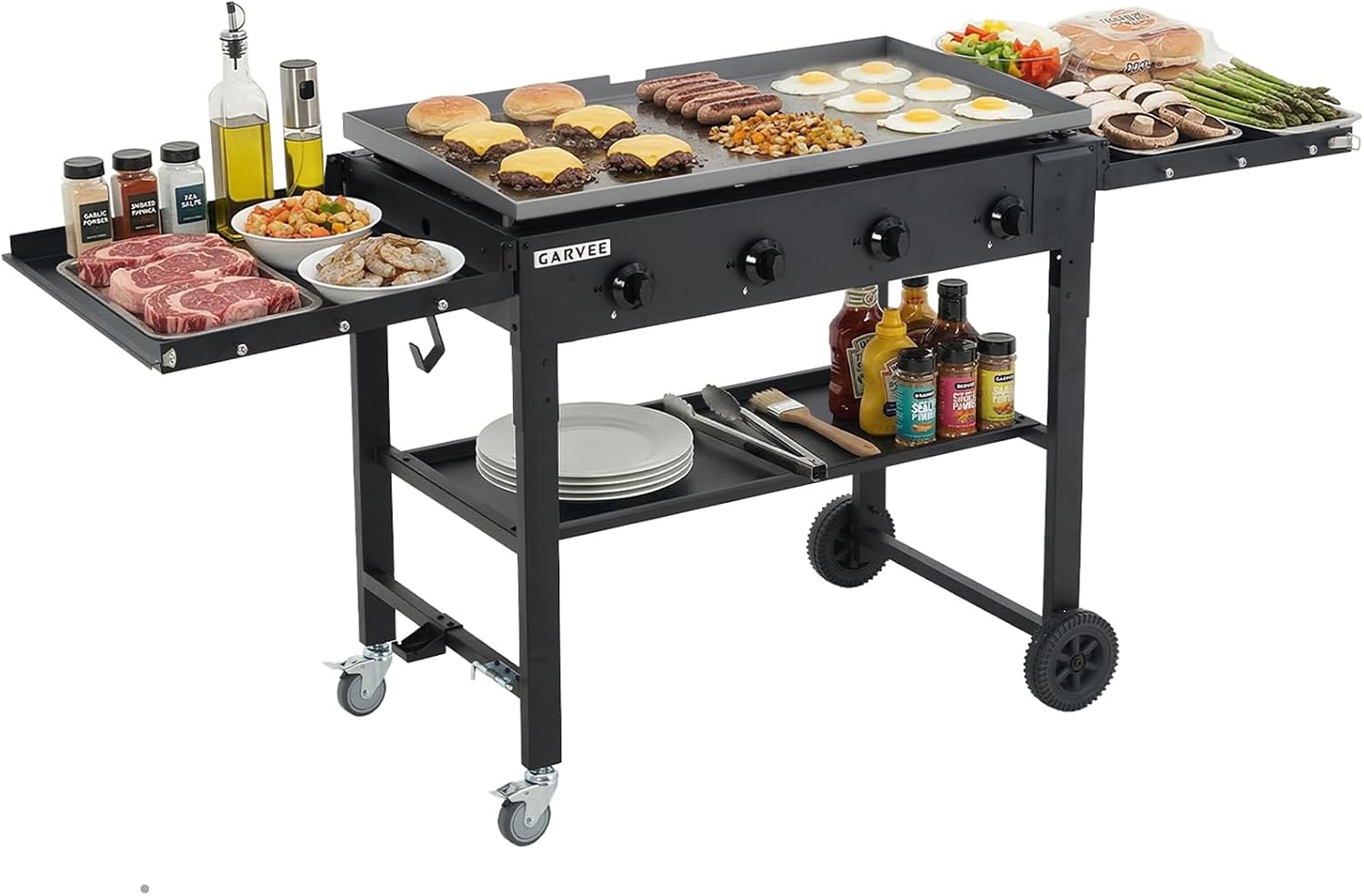 Camping Cooking Top - Tacleekii 36 Inch Flat Top Grill,