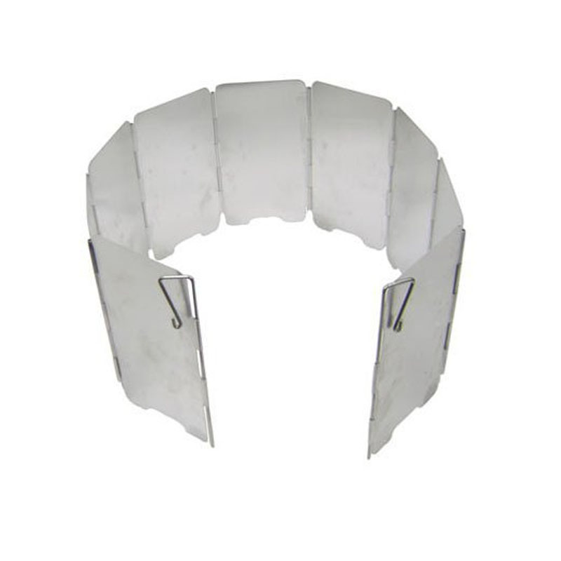 Camping Cooking No Gas - 9 Plates Gas Stove Wind Shield