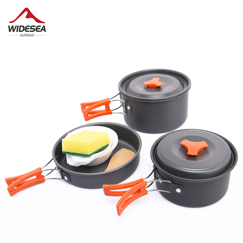 Camping Outdoor Cooking Equipment - Widesea Camping Outdoor Cookware Set Tableware