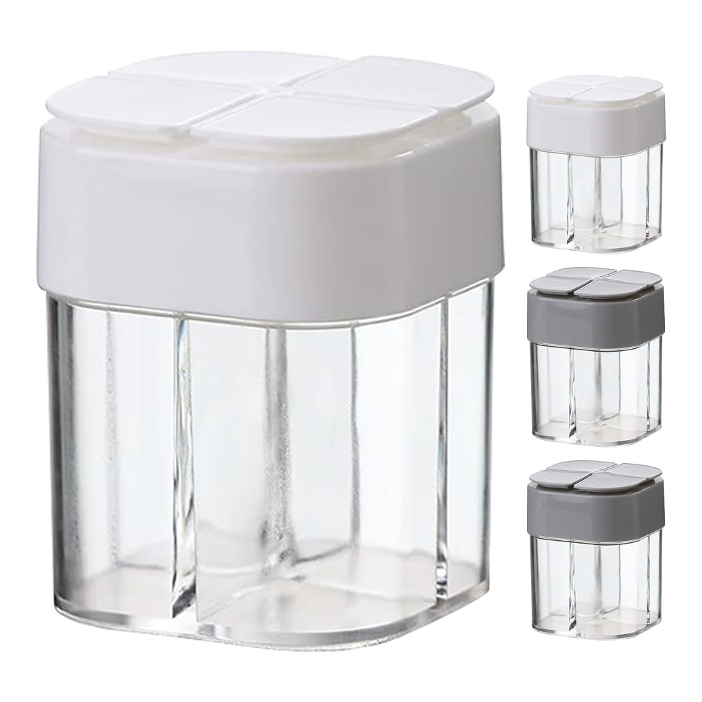 Camping Cooking Set For 4 - 4 in 1 Seasoning Container Set