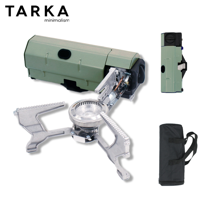 Camping Outdoor Cooking Equipment - TARKA Cassette Stove Camping Folding Gas