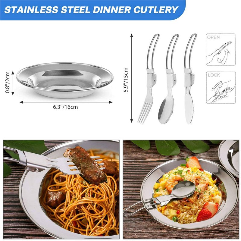 【BUYERS】Camping Cookware Porta - Camping Outdoor Cooking Equipment ulasan dan harga