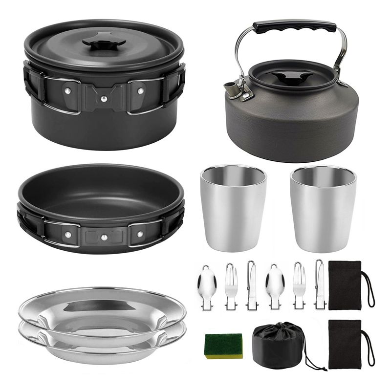 【BUYERS】Camping Cookware Porta - Camping Outdoor Cooking Equipment ulasan dan harga