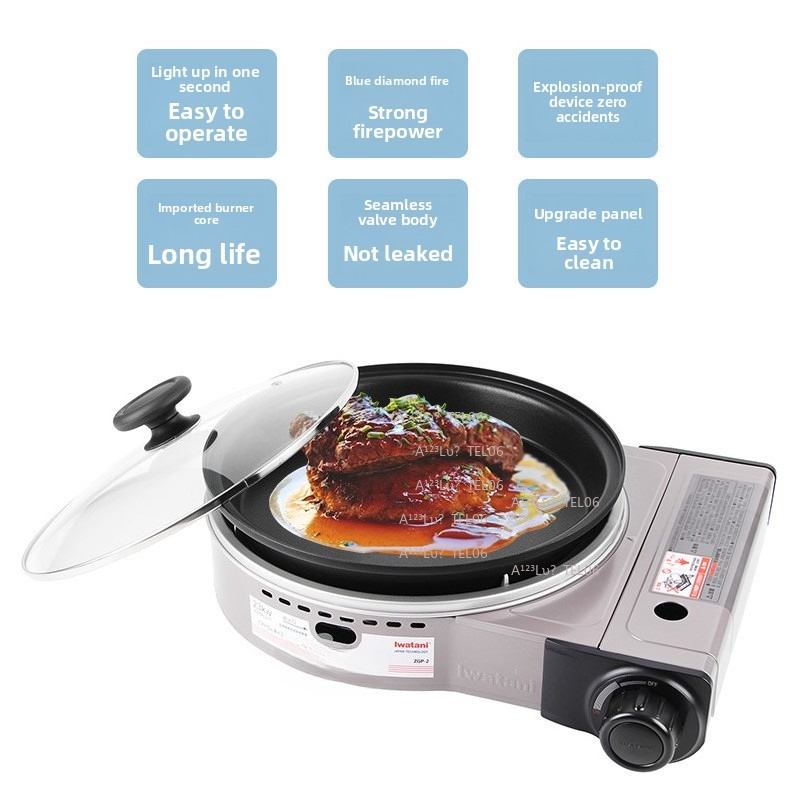 Portable Windproof Gas Stove B - Camping Cooking With Gas ulasan dan harga