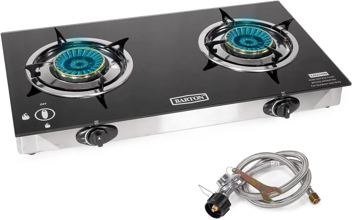2 Burner Propane Gas Stove, 25 - Camping Cooking Top ulasan dan harga