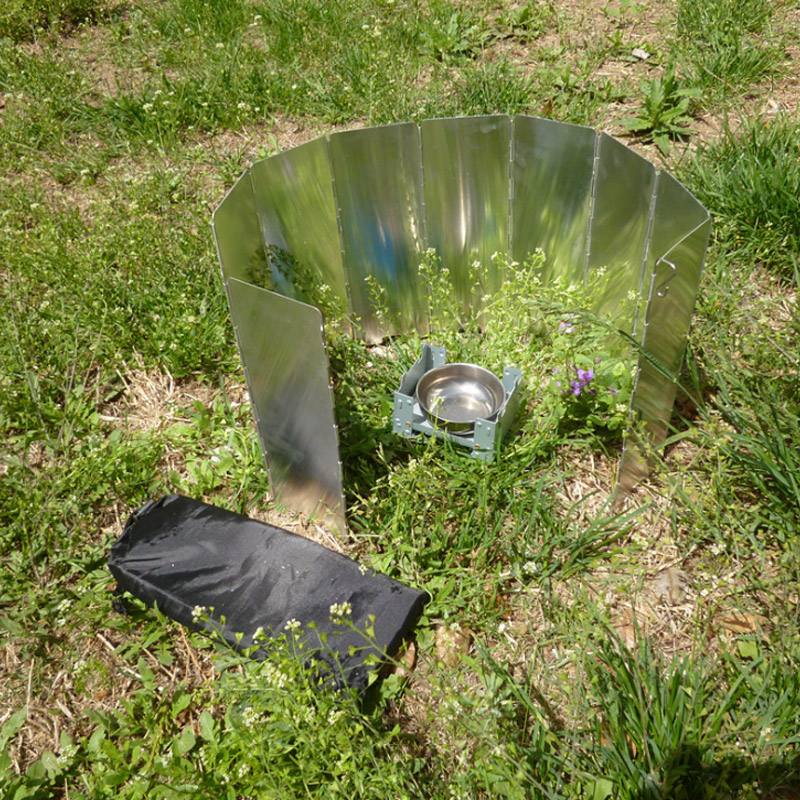 9 Plates Gas Stove Wind Shield - Camping Cooking No Gas ulasan dan harga