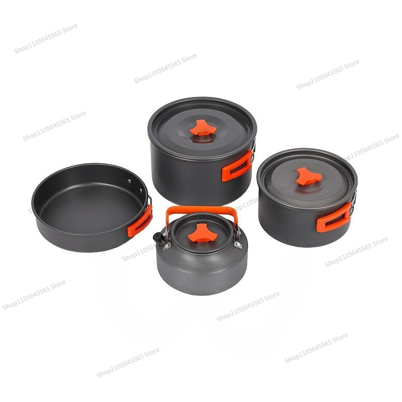 For Outdoor Camping Cookware 4 - Camping Cooking Set For 4 ulasan dan harga
