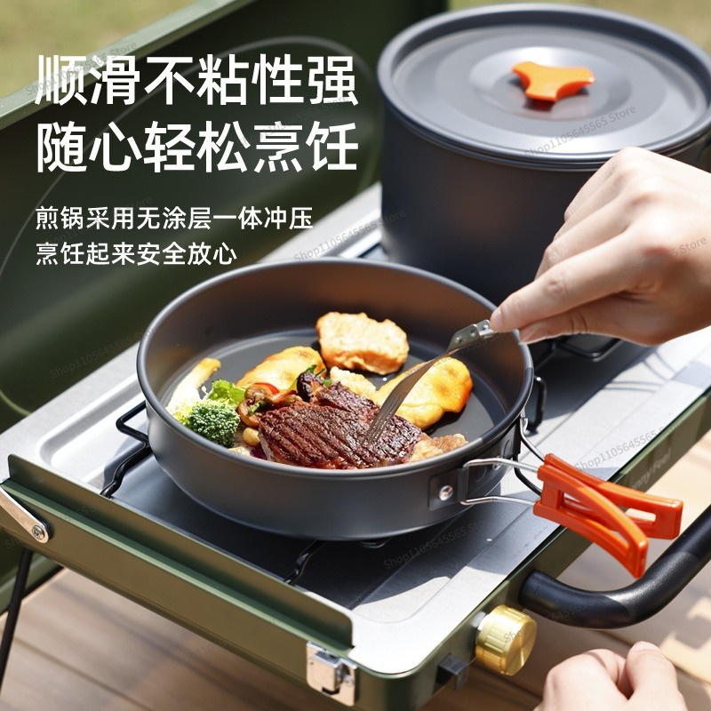 For Outdoor Camping Cookware 4 - Camping Cooking Set For 4 ulasan dan harga