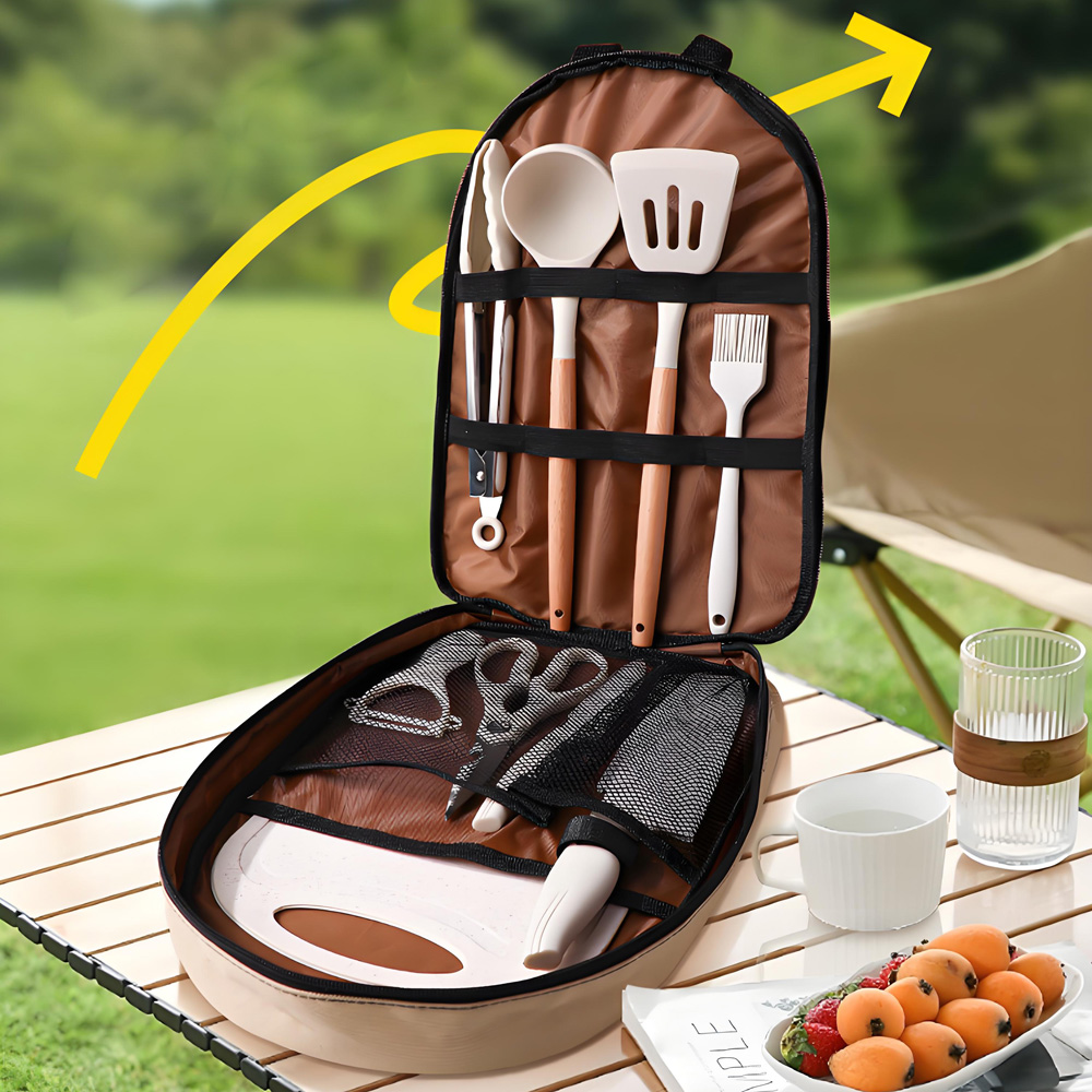10Pcs Portable Camping Cooking - Camping Cooking All In One ulasan dan harga