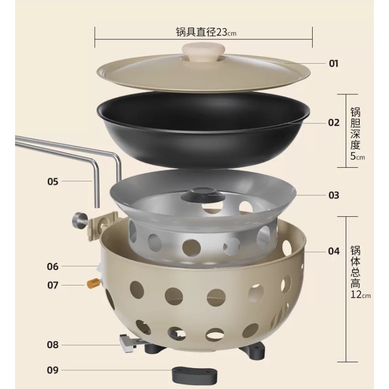 Outdoor portable cassette stov - Camping Cooking All In One ulasan dan harga