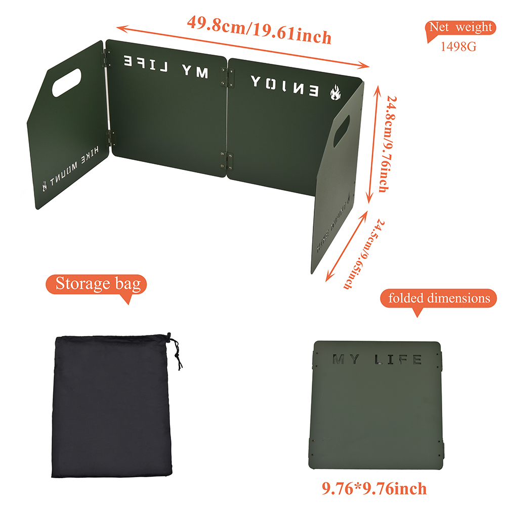4-Section Folding Gas Stove Wi - Camping Cooking No Gas ulasan dan harga