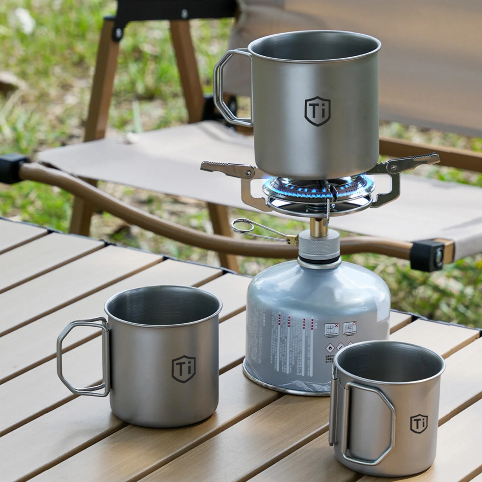 Backpacking Camping Cookware M - Camping Cooking Kit Box ulasan dan harga