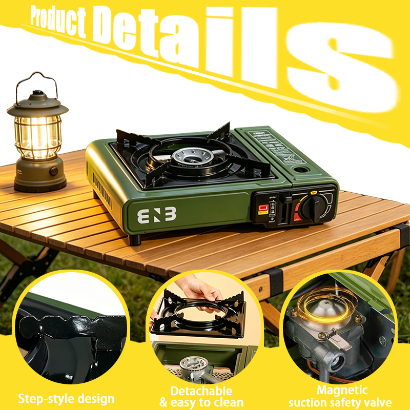 Portable Butane Stove, Compact - Camping Cooking Kit Box ulasan dan harga
