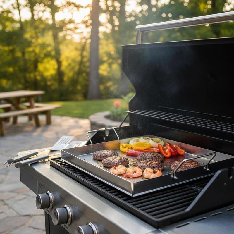 Universal Flat Top Griddle 18x - Camping Cooking Top ulasan dan harga