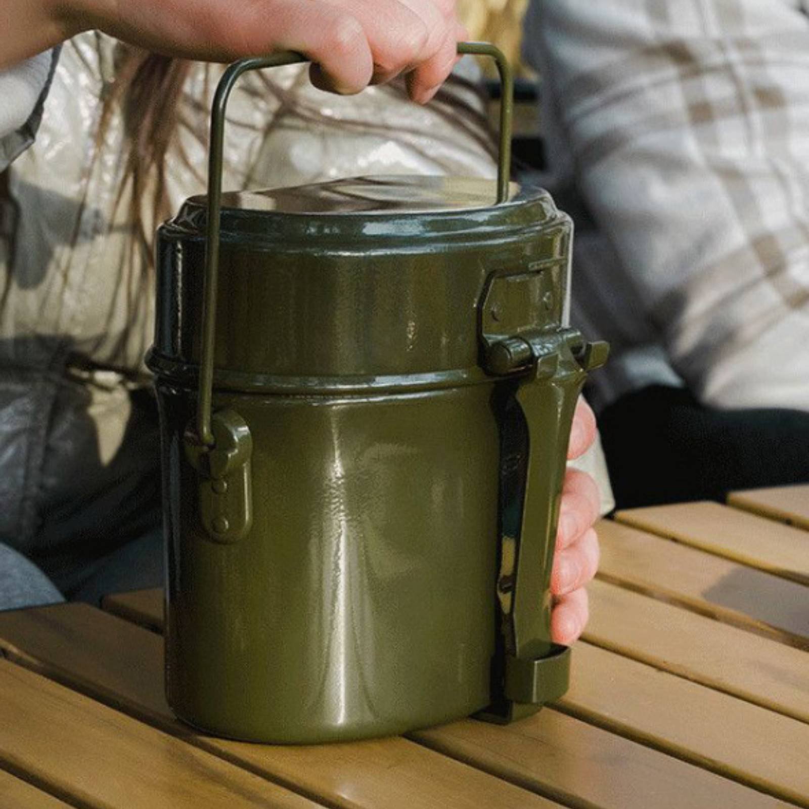 German Design Mess Kit Multi-F - Camping Cooking Kit Box ulasan dan harga