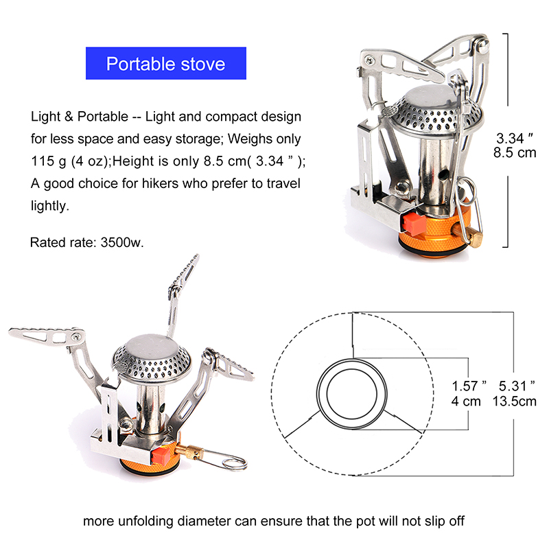 Widesea Portable Camping Cookw - Camping Cooking Set For 4 ulasan dan harga