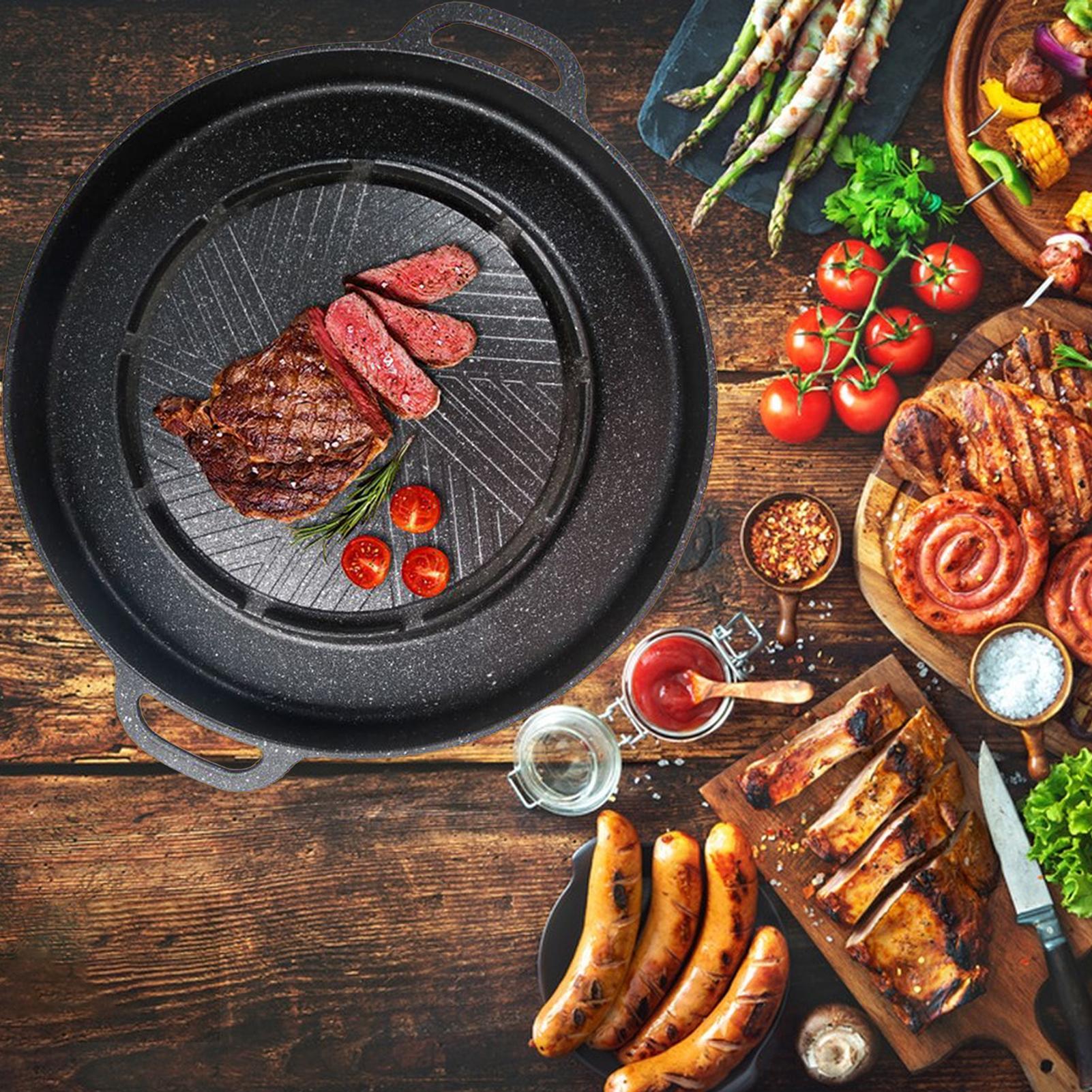 2-in-1 Grill & Hot Pan for Sto - Camping Cooking Top ulasan dan harga