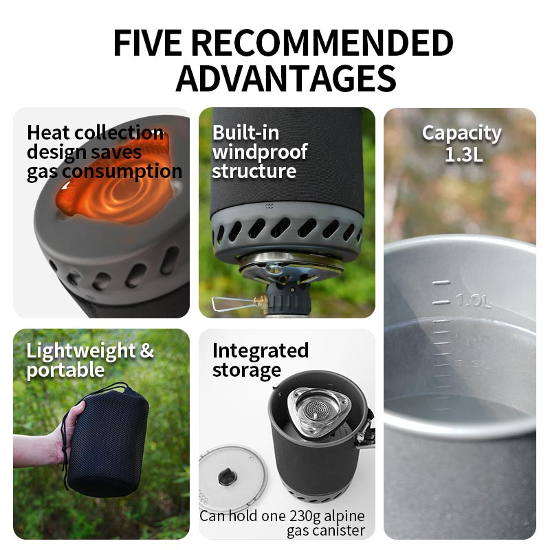 BRS-T62 Outdoor Collector Boil - Camping Cooking With Gas ulasan dan harga