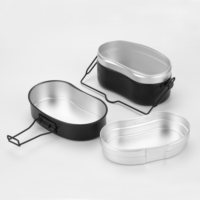 Aluminum Lunch Box Cookware Ou - Camping Cooking Kit Box ulasan dan harga