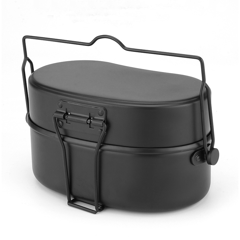 Aluminum Lunch Box Cookware Ou - Camping Cooking Kit Box ulasan dan harga