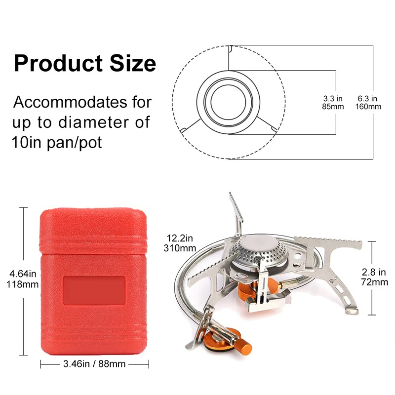 Camping Gas Stove Portable Fol - Camping Cooking No Gas ulasan dan harga