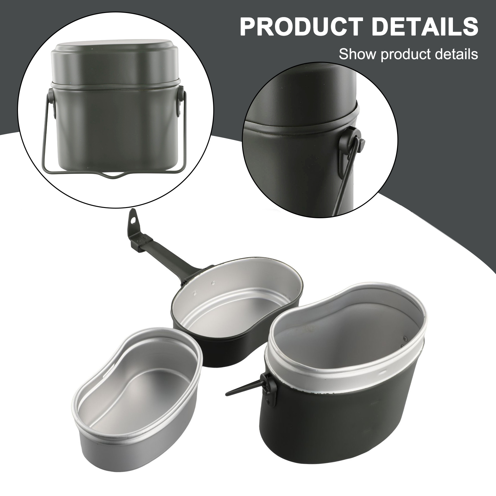 Portable Camping Mess Kits 3 I - Camping Cooking Kit Box ulasan dan harga