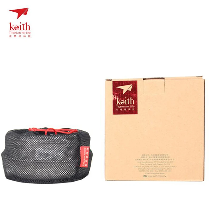 Keith 3PCS Titanium Cookware P - Camping Outdoor Cooking Equipment ulasan dan harga