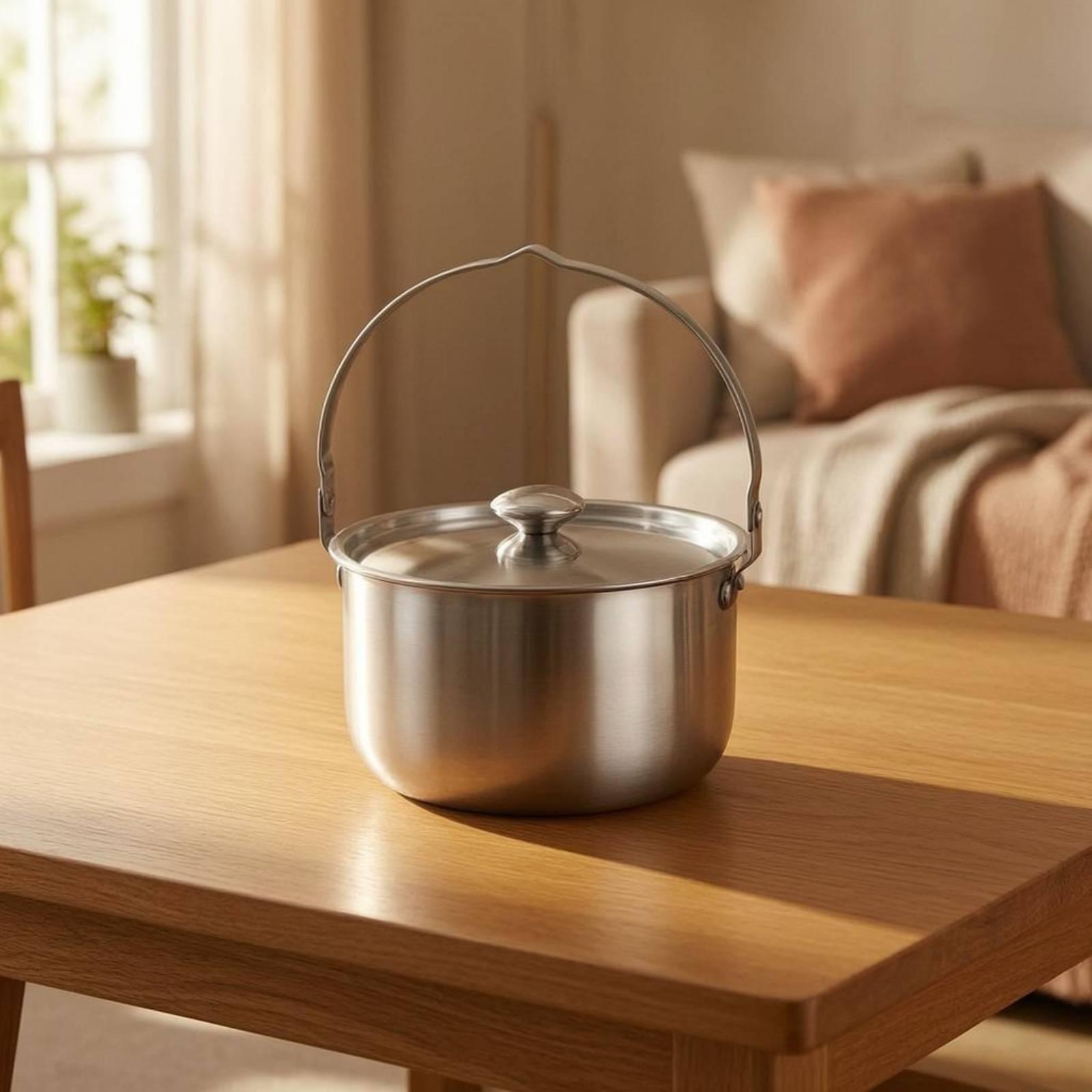 4 Piece Outdoor Folding Cookwa - Camping Cooking Set For 4 ulasan dan harga