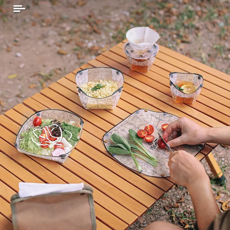 Outdoor Lightweight Folding Ta - Camping Cooking Bowl ulasan dan harga