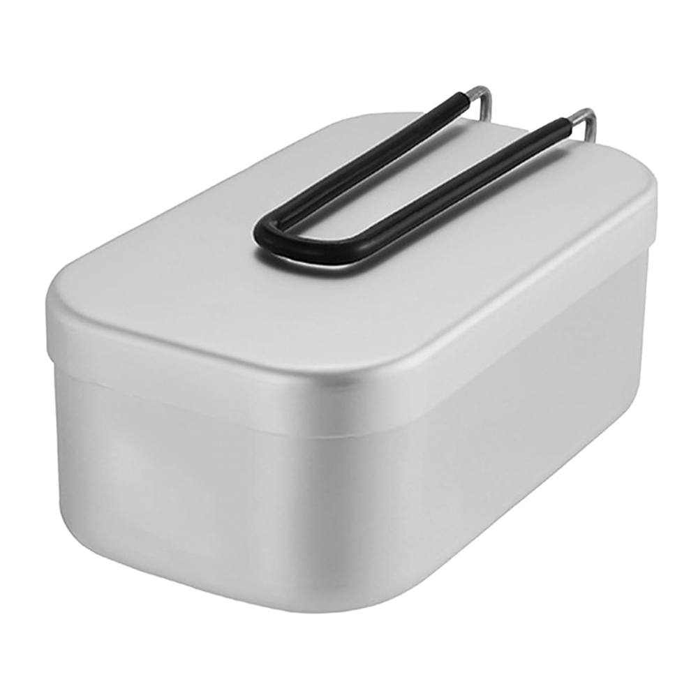 800ML Aluminum Lunch Boxes Out - Camping Cooking Kit Box ulasan dan harga
