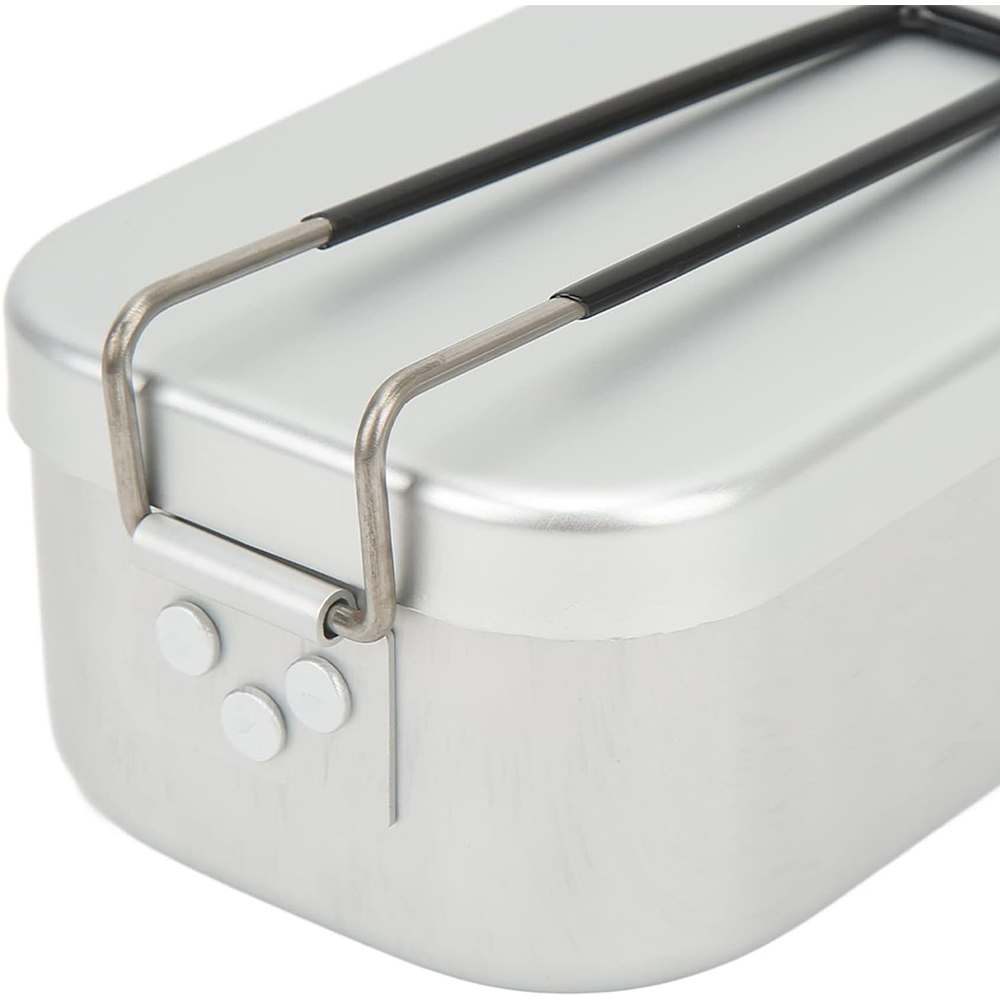 800ML Aluminum Lunch Boxes Out - Camping Cooking Kit Box ulasan dan harga
