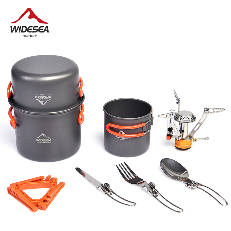 Widesea Camping Cookware Set O - Camping Outdoor Cooking Equipment ulasan dan harga