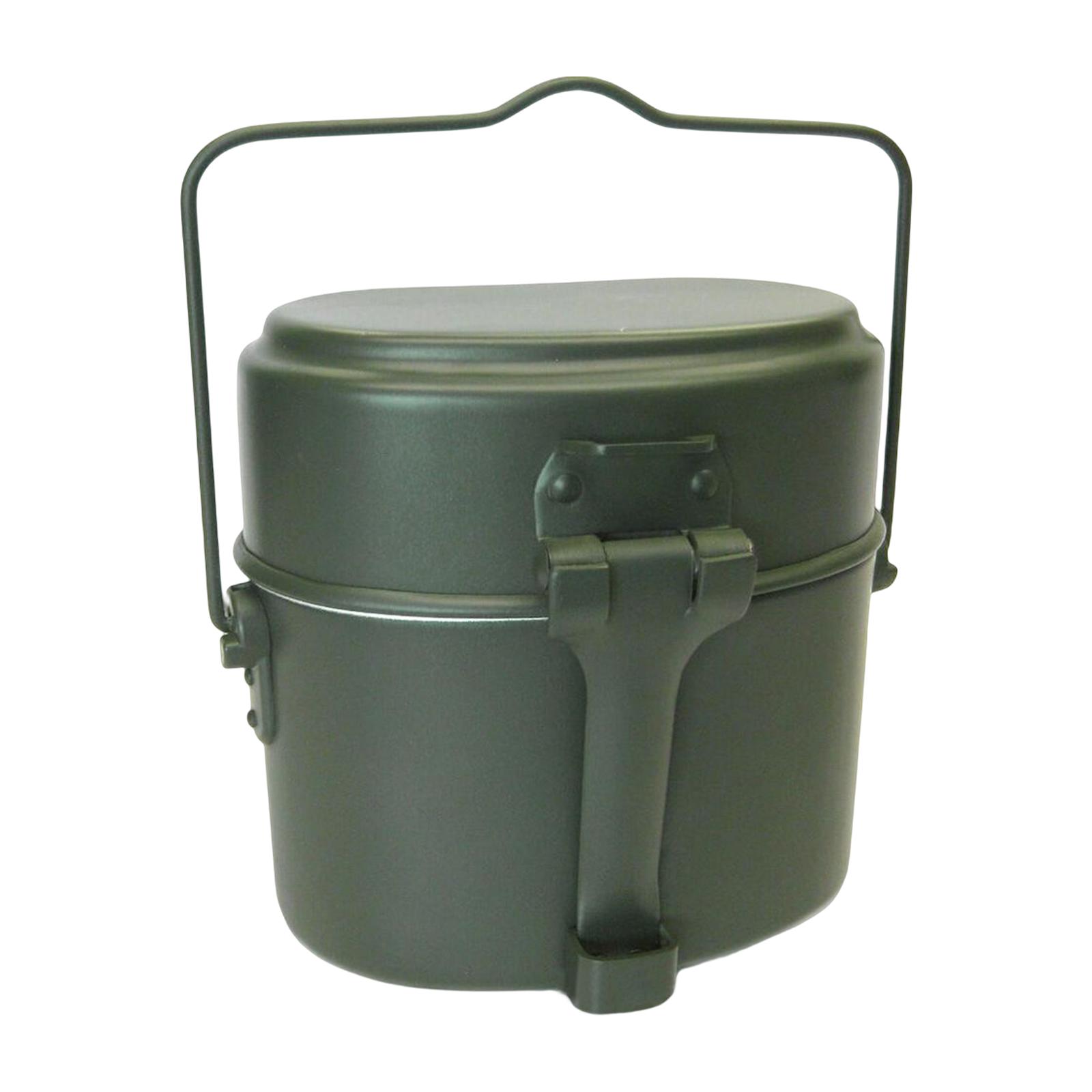 Lunch Box Mess Kit Pot and Pan - Camping Cooking Kit Box ulasan dan harga
