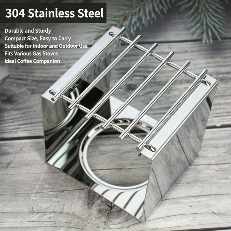 Stainless Steel Square Coffee  - Camping Outdoor Cooking Equipment ulasan dan harga