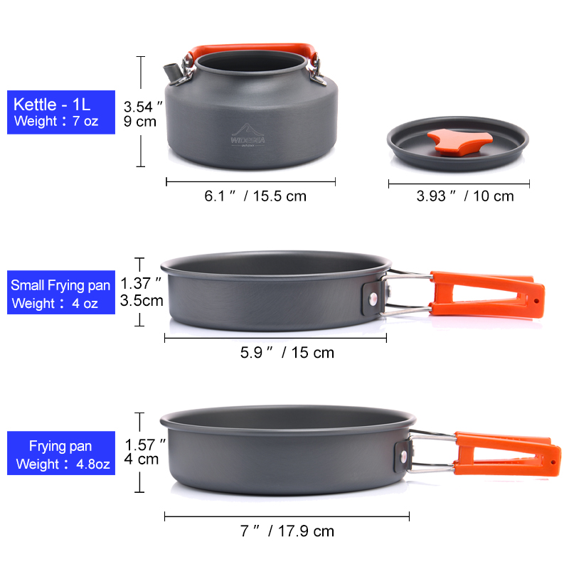 Widesea Camping Outdoor Cookwa - Camping Outdoor Cooking Equipment ulasan dan harga