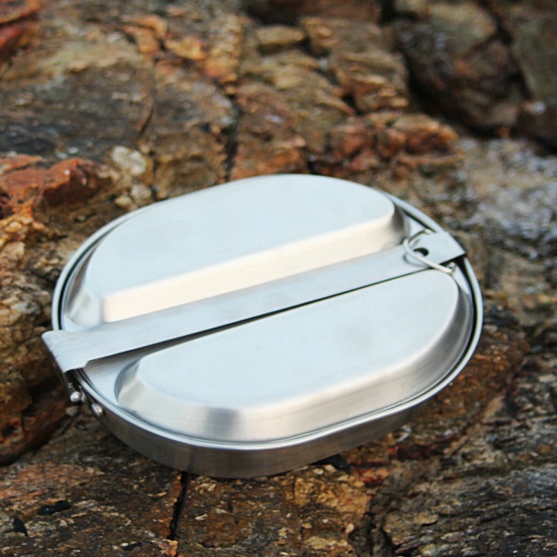US Military Mess Kit, Retro Me - Camping Cooking Kit Box ulasan dan harga