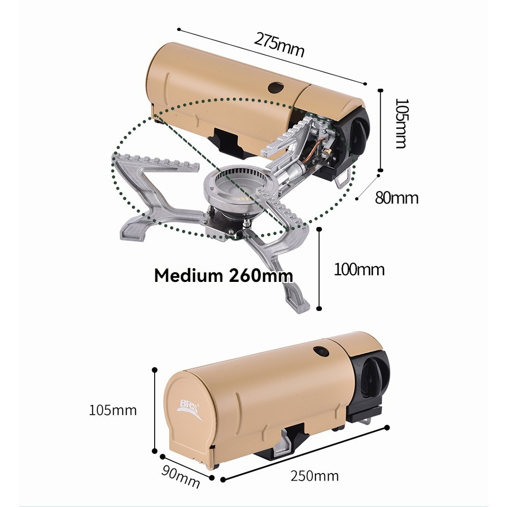 BRS-99 Camping Outdoor Portabl - Camping Cooking With Gas ulasan dan harga