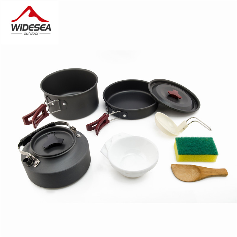 Widesea Camping Cookware Set O - Camping Cooking Kit Box ulasan dan harga