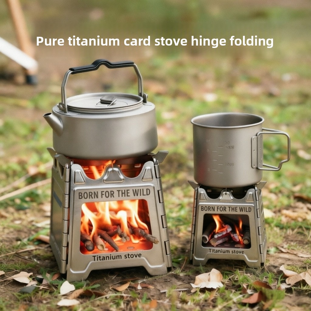 TiForge Compact Folding Titani - Camping Outdoor Cooking Equipment ulasan dan harga