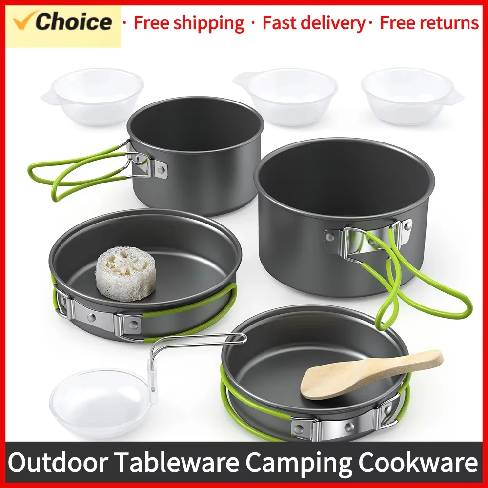 Outdoor Cooking Camping Utensi - Camping Cooking Set For 4 ulasan dan harga