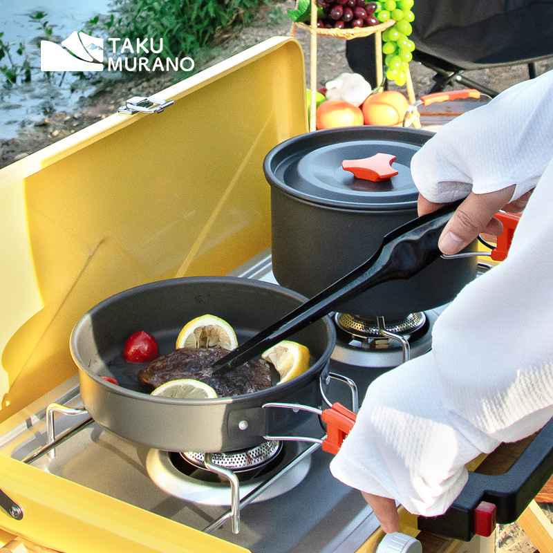 Camping Cookware Set Outdoor C - Camping Cooking Set For 4 ulasan dan harga