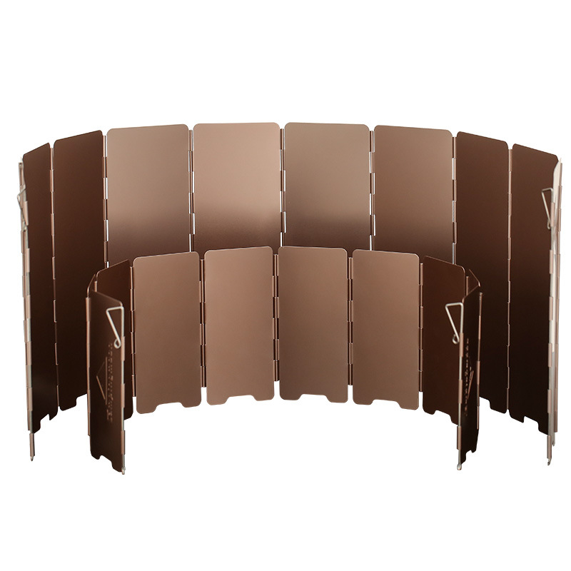 10 Plates Bronze-coloured Fold - Camping Cooking No Gas ulasan dan harga