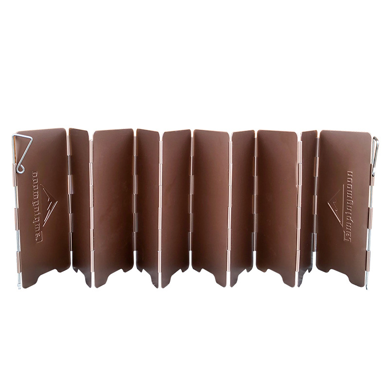 10 Plates Bronze-coloured Fold - Camping Cooking No Gas ulasan dan harga