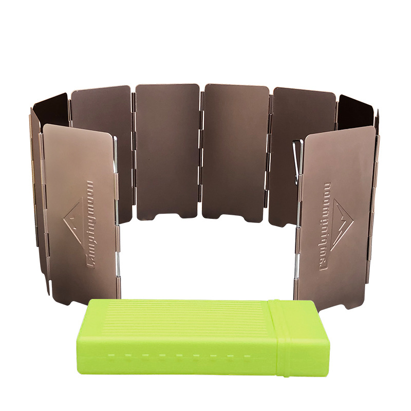 10 Plates Bronze-coloured Fold - Camping Cooking No Gas ulasan dan harga