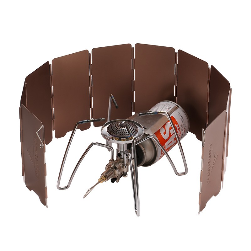 10 Plates Bronze-coloured Fold - Camping Cooking No Gas ulasan dan harga