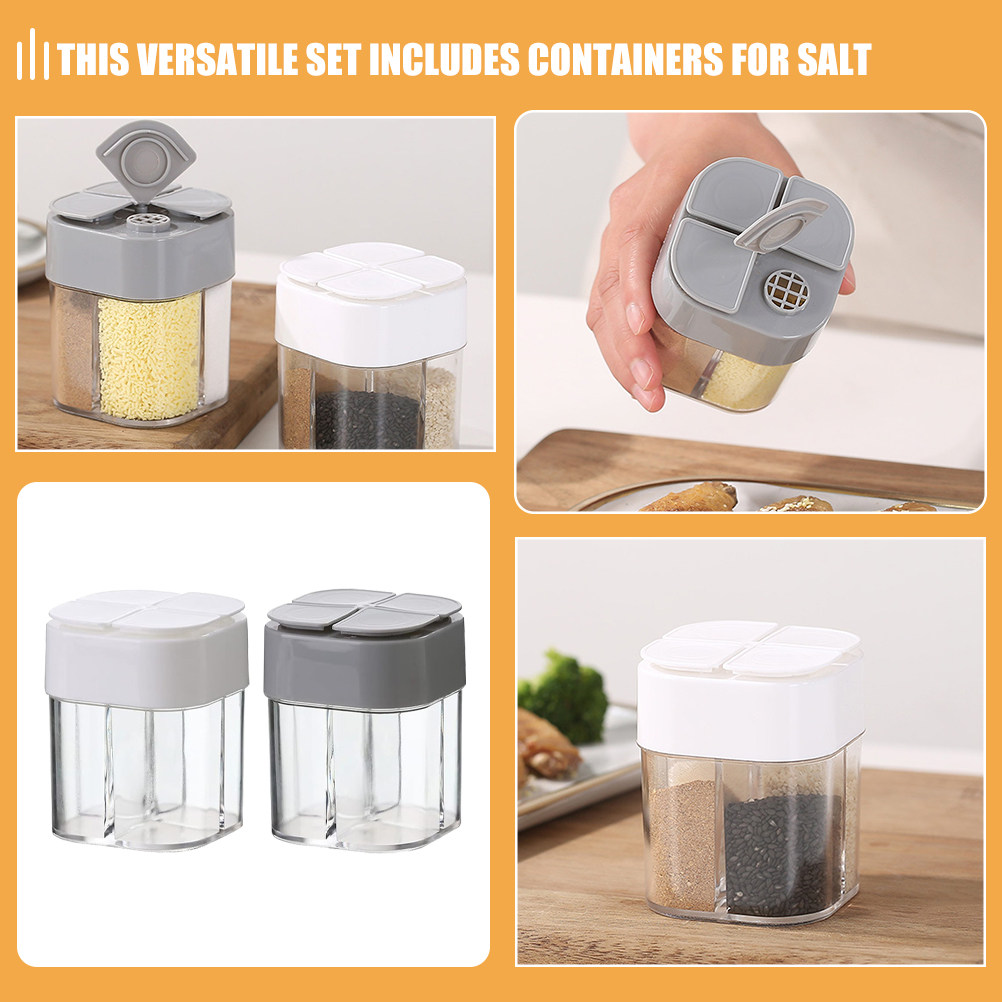 4 in 1 Seasoning Container Set - Camping Cooking Set For 4 ulasan dan harga