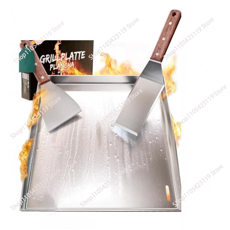 Stainless Steel Griddle BBQ To - Camping Cooking Top ulasan dan harga