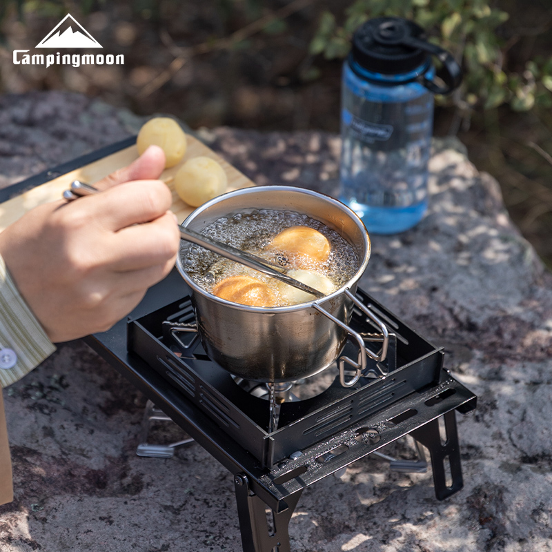 CAMPINGMOON 600ml Stainless St - Camping Cooking Bowl ulasan dan harga
