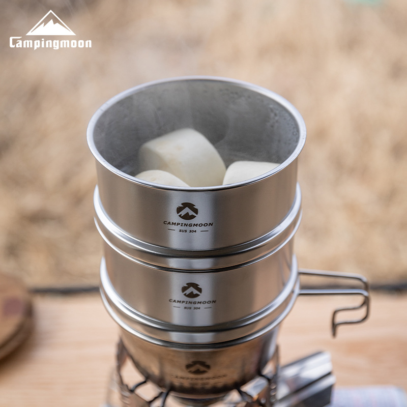 CAMPINGMOON 600ml Stainless St - Camping Cooking Bowl ulasan dan harga